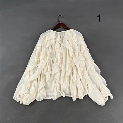 Шифоновая блузка с эффектом многослойности