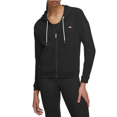 Tommy Hilfiger Waffle Front Zip Hoodie