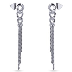 Серьги (покрытие родий), Есть комплект