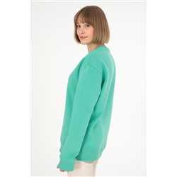 Erkek Mint Basic Sweatshirt