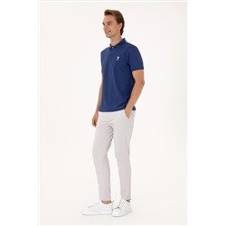 Erkek Açık Gri Kanvas / Chino Pantolon