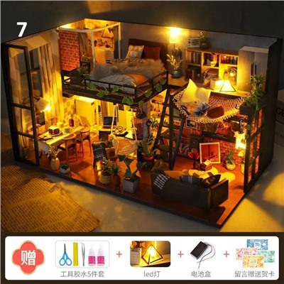 Румбокс. Много разных вариантов домиков. Наполнение набора под фото