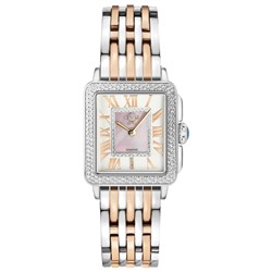 GV2 by Gevril  Padova Diamond Quartz Pink Mother-of-Pearl Dial Women's Watch