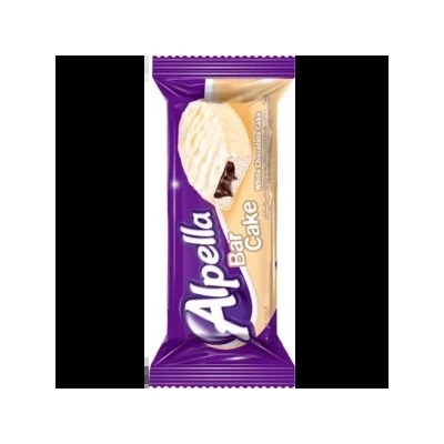 Кекс "Alpella Bar Cake" 35 гр в белом шоколаде