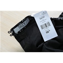 Хризантемовое кружевное платье на бретелях