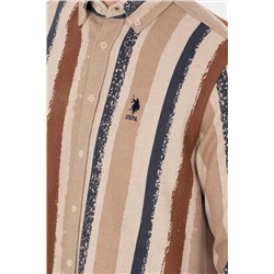 Erkek Taş Uzun Kollu Gömlek