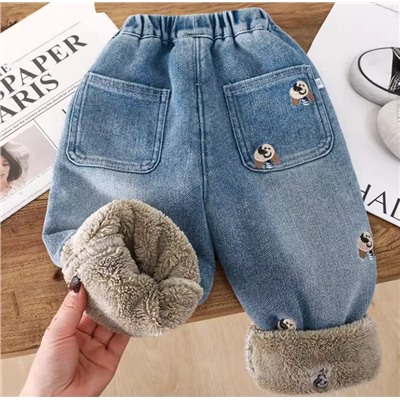 Утепленные джинсы