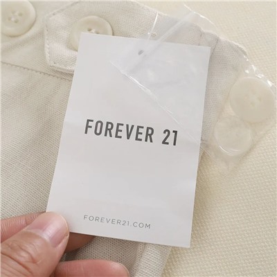 Женские широкие брюки из смесового льна и вискозы  Forever* 21