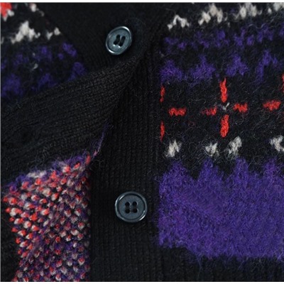 Женский шерстяной плюшевый кардиган ТОММИ ХИЛФИГЕ*Р