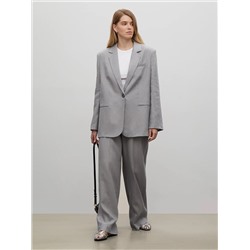 Брюки из костюмной шерсти, D289/alloy