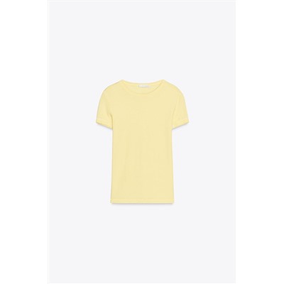 SHORT SLEEVE VISCOSE T-SHIRT