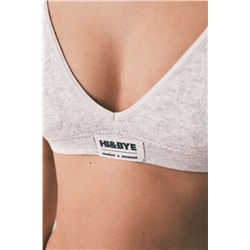 Sujetador triangular Seamless gris