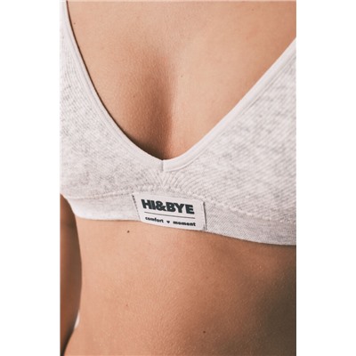 Sujetador triangular Seamless gris