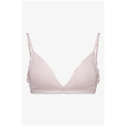 Sujetador triangular algodón rosa NATURAL