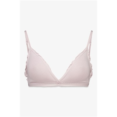 Sujetador triangular algodón rosa NATURAL