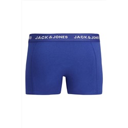 Jack & Jones Erkek Logolu 5'li Düz Renk Boxer Paketi - Black