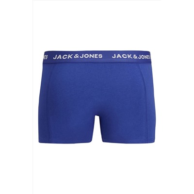 Jack & Jones Erkek Logolu 5'li Düz Renk Boxer Paketi - Black