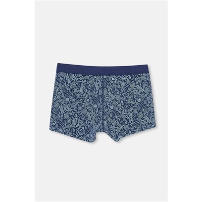 Dagi Lacivert 5210 2'Li Desenli Pamuk Boxer