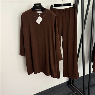 Костюм двойка из лёгкого трикотажа  (5 цветов ) брунелл*о кучинелл*и