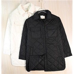 Элегантное двубортное шерстяное пальто