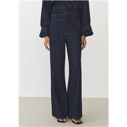 Pantalón denim wideleg