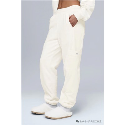 Женские зимние флисовые штаны с накладными карманами  АЛ*О