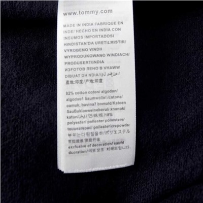 Мужской толстый и удобный свитер из хлопка и бархата ТОММИ ХИЛФИГЕ*Р