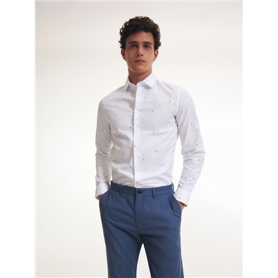 Chinohose mit Slim-Fit