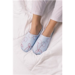 Zapatillas casa azul cerezas