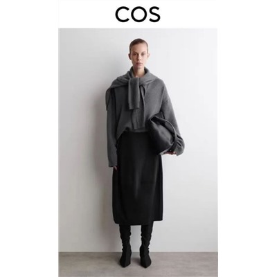 Юбка из плотной ткани с геометрическим узором  КО*С