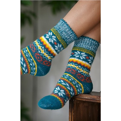 Носки шерстяные женские Праздник