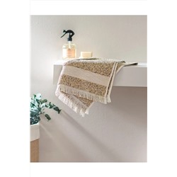 Madame Coco Rick Ipliği Boyalı Yüz Havlusu - Haki - 50x90 Cm HVLU0000000087-8682116895750
