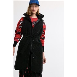 Chaleco largo acolchado