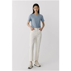 Классические футболки с круглым вырезом  🍀ICICL*E  Материал: мерсеризованный хлопок (данный процесс делает хлопок более нежным, прочным и стойкость окраски) Очень красивые, нейтральные цвета (7 вариантов)