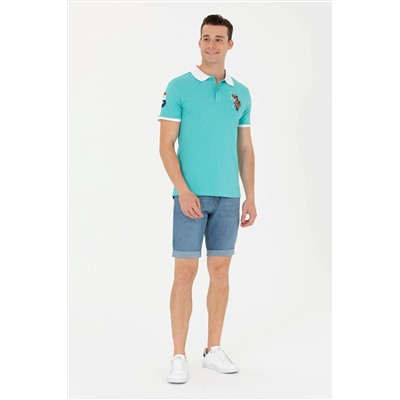 Erkek Mint Basic Polo Yaka Tişört