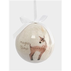 Игрушка елочная, 7 см, пенопласт, шар, Magic time, New year