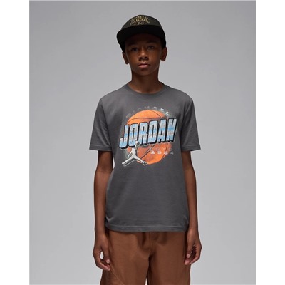 Jordan Big Kids' Distressed Chrome T-Shirt