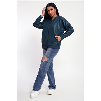 Женский бомбер на молнии 20691