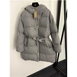 Утепленная хлопковая куртка средней длины с капюшоном   Lor*o Pian*a