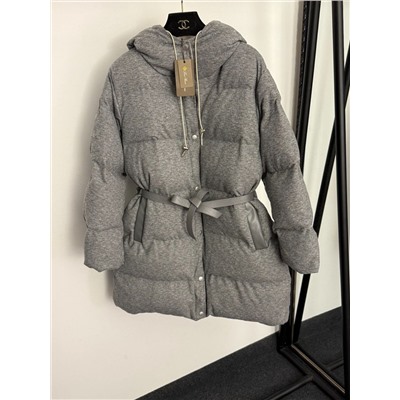 Утепленная хлопковая куртка средней длины с капюшоном   Lor*o Pian*a