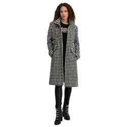 Женское пальто с узором пье-де-пуль (гусиная лапка)  Kar*l Lagerfel*d