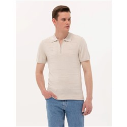 Bej Slim Fit Kazak