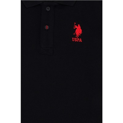 Erkek Çocuk Siyah Basic Polo Yaka Tişört