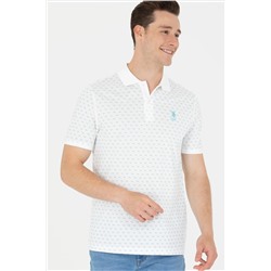 Erkek Beyaz Polo Yaka Tişört