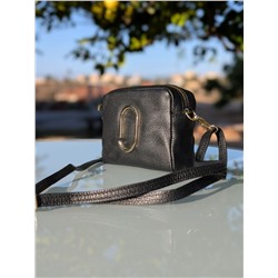 Итальянская сумка из натуральной кожи AB.Z PELLE G220 Negro