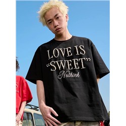 Футболка с вышивкой из бусин 💗  Китайский молодежный бренд Nuthin*k