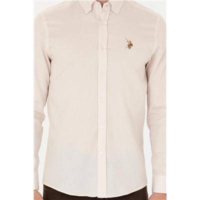 Erkek Beyaz Uzun Kollu Gömlek