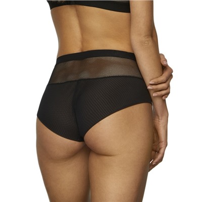 748/2-P LARA BLACK Трусы высокие KINGA