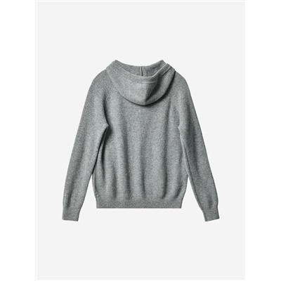 Женский вязаный шерстяной джемпер с капюшоном, толстовка Макс Мар*а