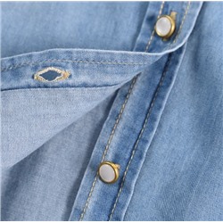 Женская джинсовая рубашка